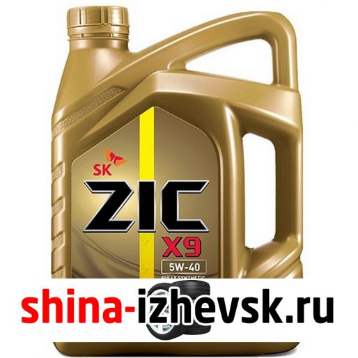 Моторное масло для автомобиля Zic X9 5W40 4л в Ижевске